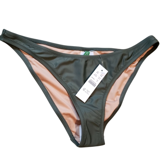 J. Crew Grey Bikini Bottom NEW - Picture 1 of 3